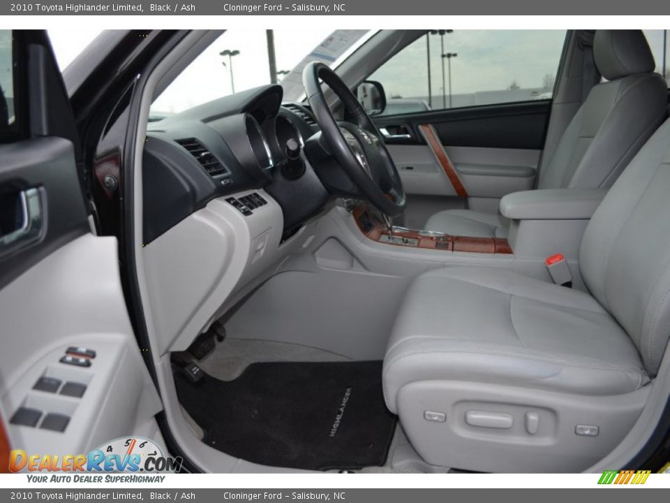 2010 Toyota Highlander Limited Black / Ash Photo #9