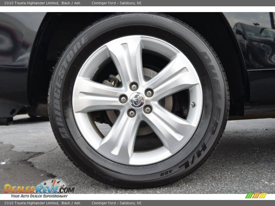 2010 Toyota Highlander Limited Black / Ash Photo #20