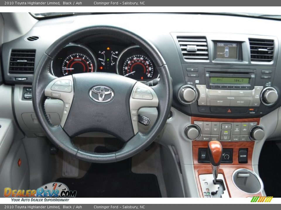 2010 Toyota Highlander Limited Black / Ash Photo #23
