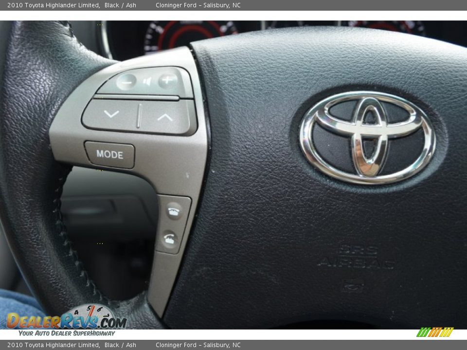 2010 Toyota Highlander Limited Black / Ash Photo #30