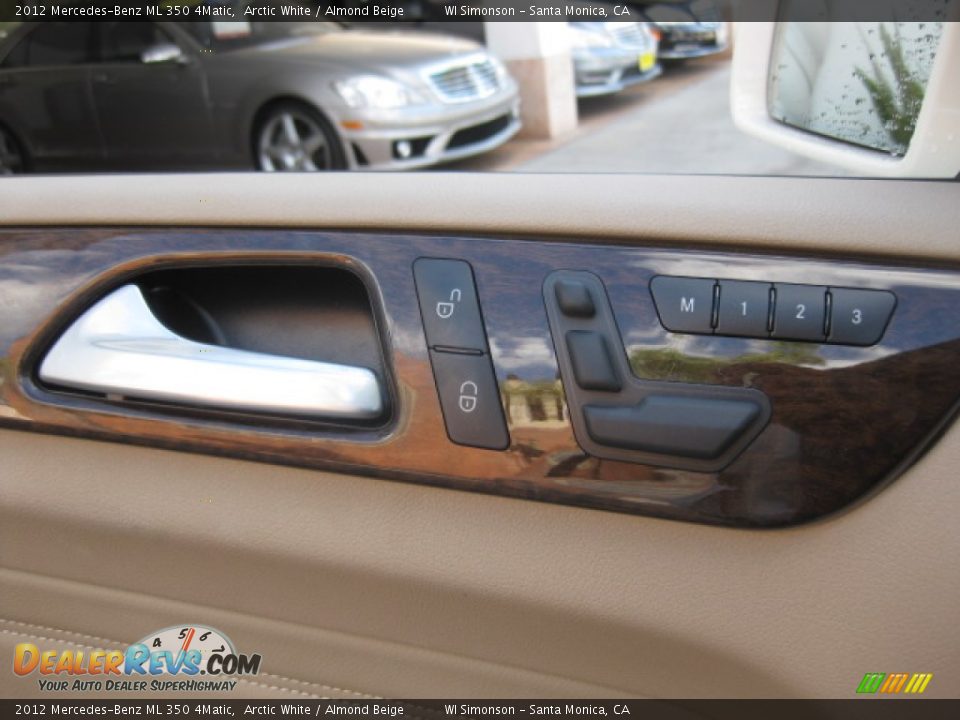2012 Mercedes-Benz ML 350 4Matic Arctic White / Almond Beige Photo #7