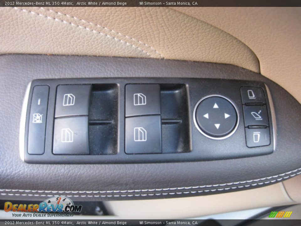 2012 Mercedes-Benz ML 350 4Matic Arctic White / Almond Beige Photo #8