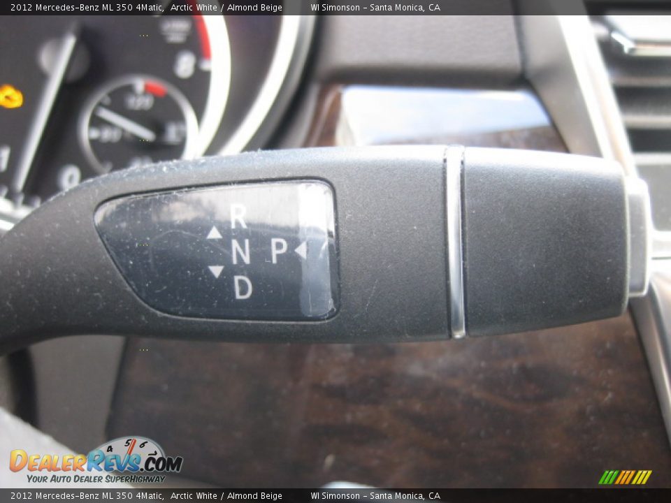 2012 Mercedes-Benz ML 350 4Matic Arctic White / Almond Beige Photo #10