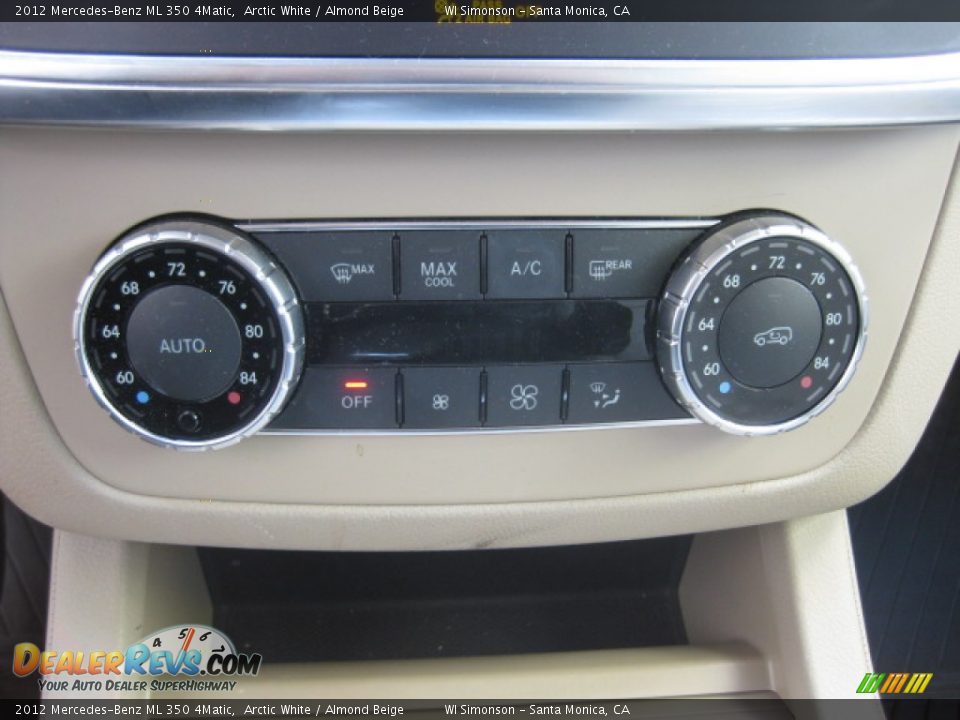 2012 Mercedes-Benz ML 350 4Matic Arctic White / Almond Beige Photo #12