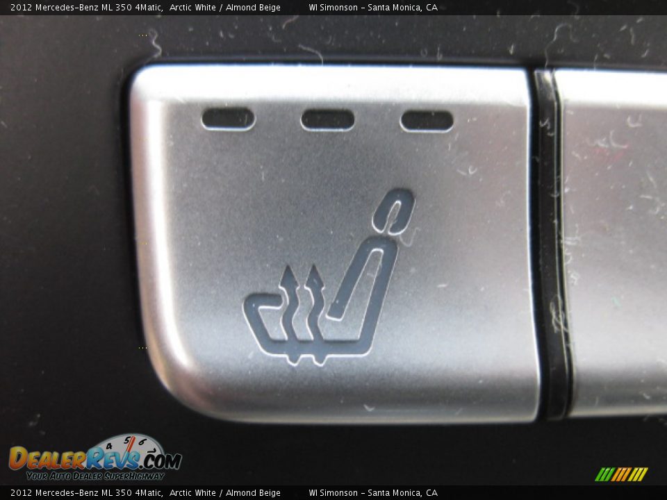 2012 Mercedes-Benz ML 350 4Matic Arctic White / Almond Beige Photo #14