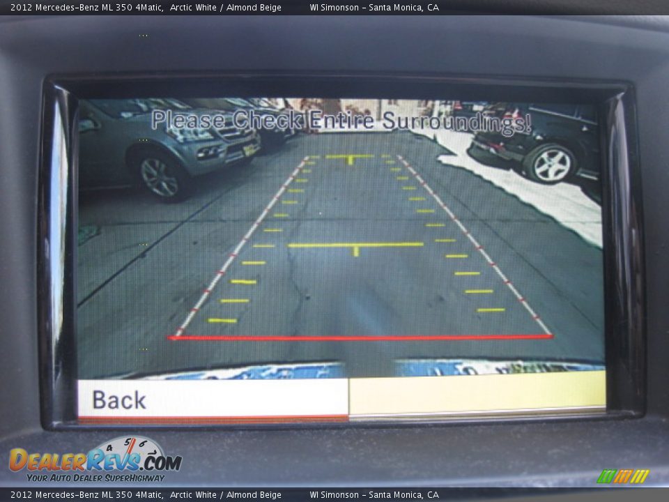 2012 Mercedes-Benz ML 350 4Matic Arctic White / Almond Beige Photo #17