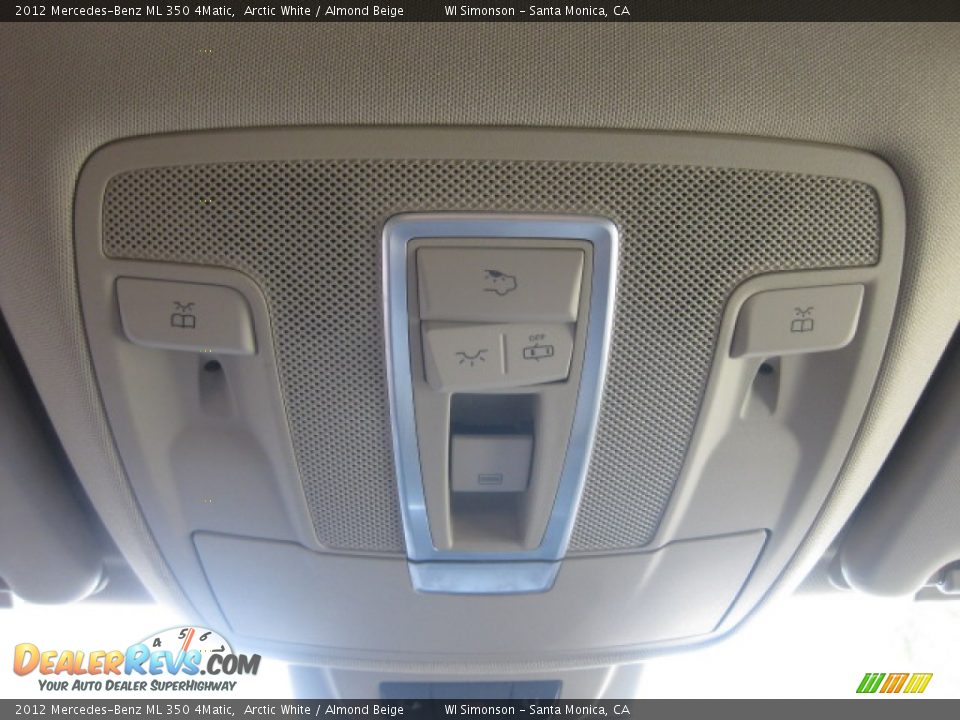 2012 Mercedes-Benz ML 350 4Matic Arctic White / Almond Beige Photo #18