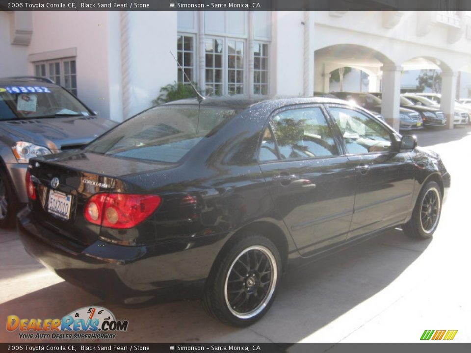 2006 Toyota Corolla CE Black Sand Pearl / Stone Photo #1