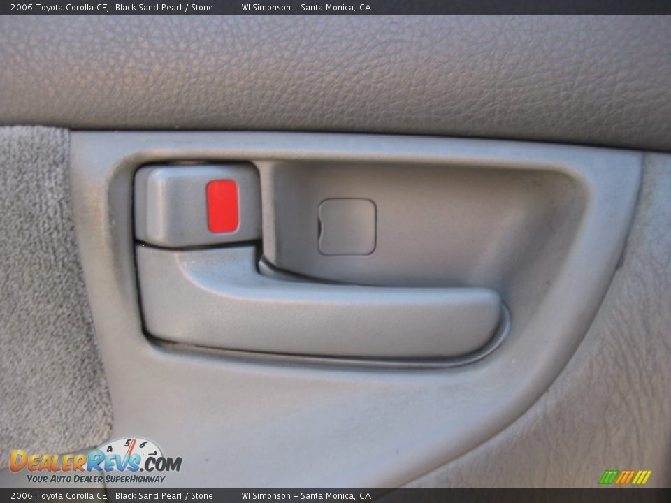 2006 Toyota Corolla CE Black Sand Pearl / Stone Photo #7