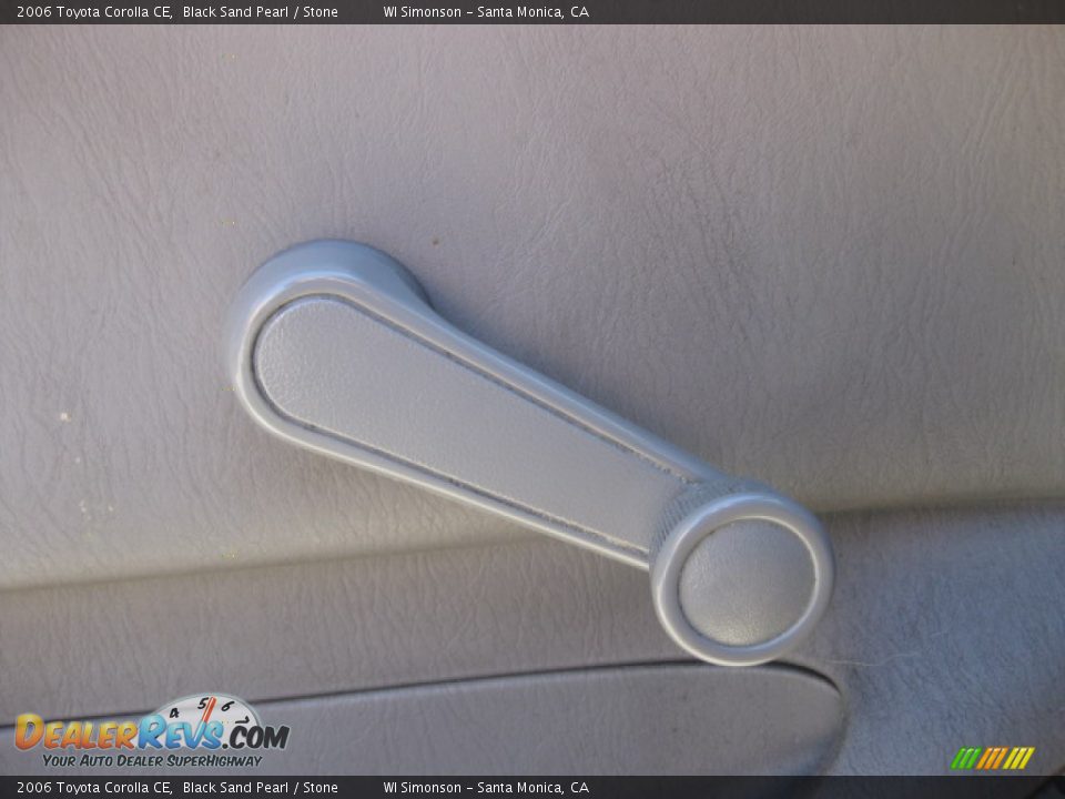 2006 Toyota Corolla CE Black Sand Pearl / Stone Photo #8