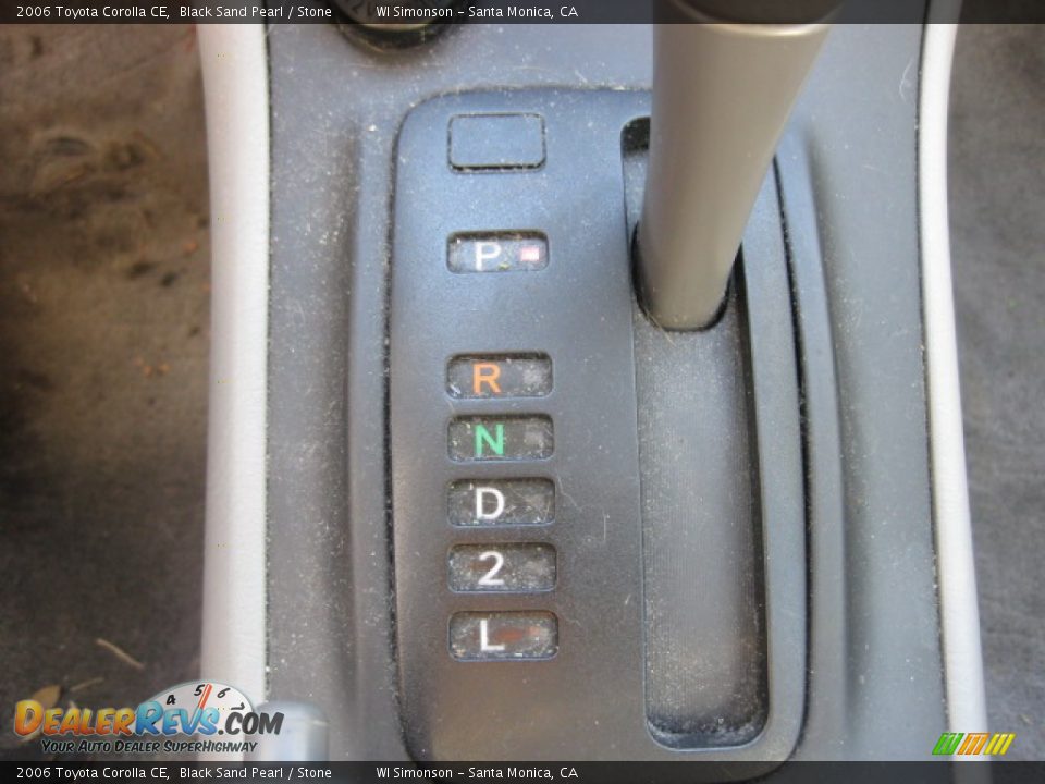 2006 Toyota Corolla CE Black Sand Pearl / Stone Photo #12