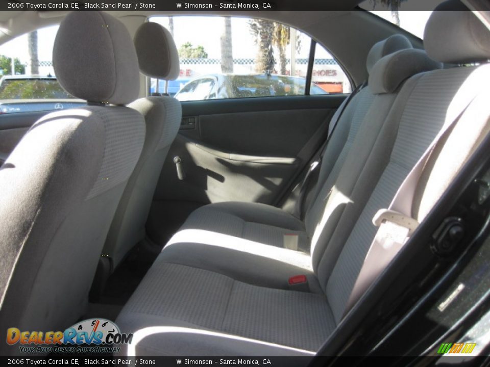 2006 Toyota Corolla CE Black Sand Pearl / Stone Photo #16