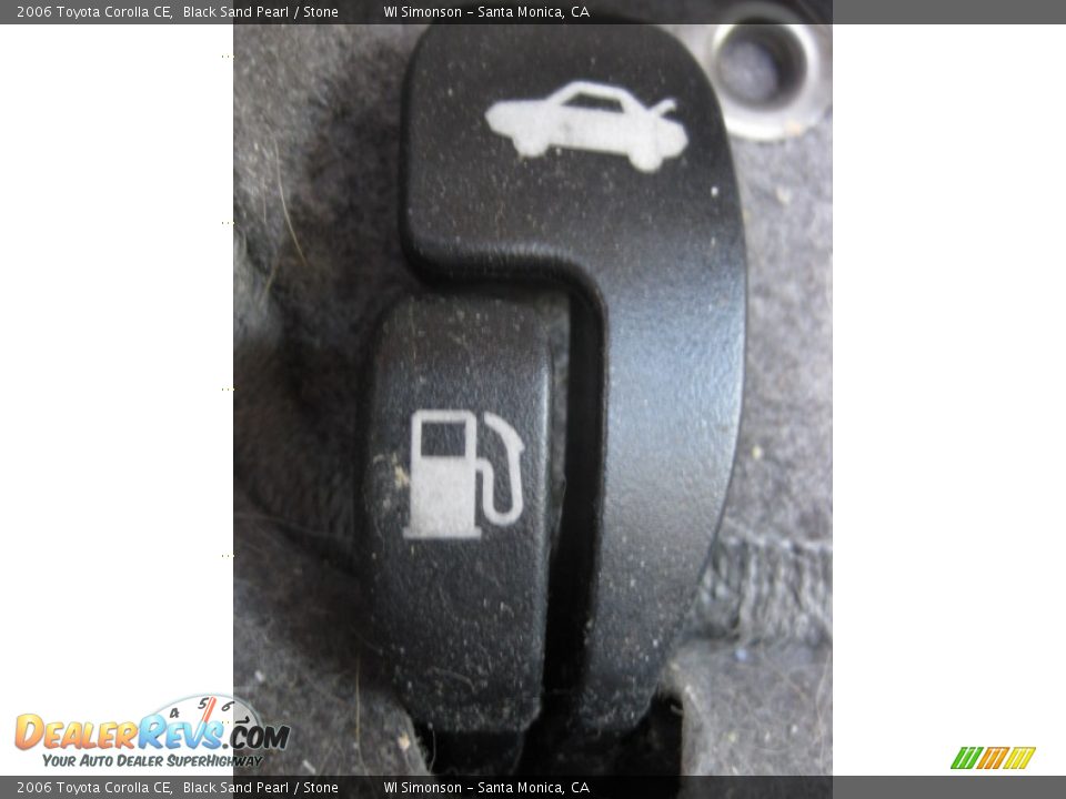 2006 Toyota Corolla CE Black Sand Pearl / Stone Photo #17