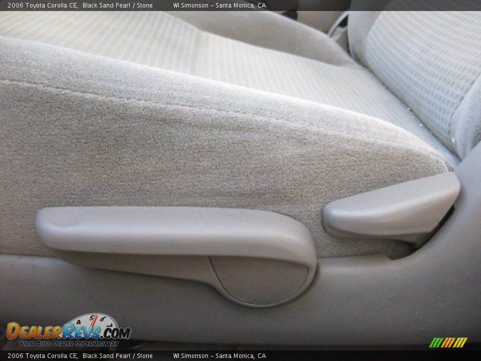 2006 Toyota Corolla CE Black Sand Pearl / Stone Photo #20