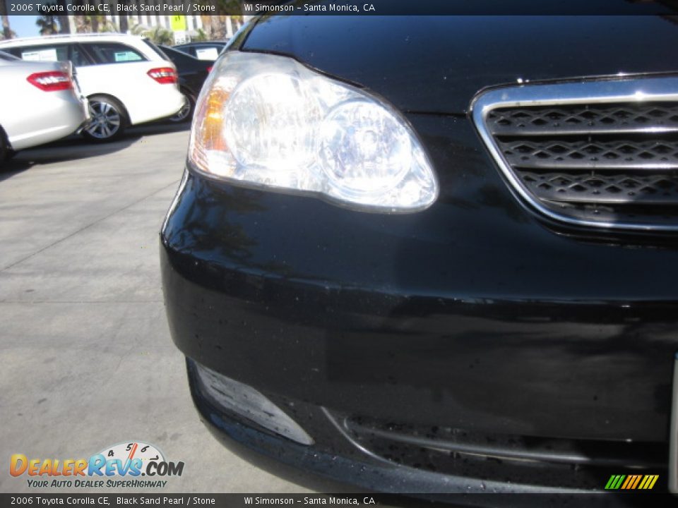 2006 Toyota Corolla CE Black Sand Pearl / Stone Photo #21