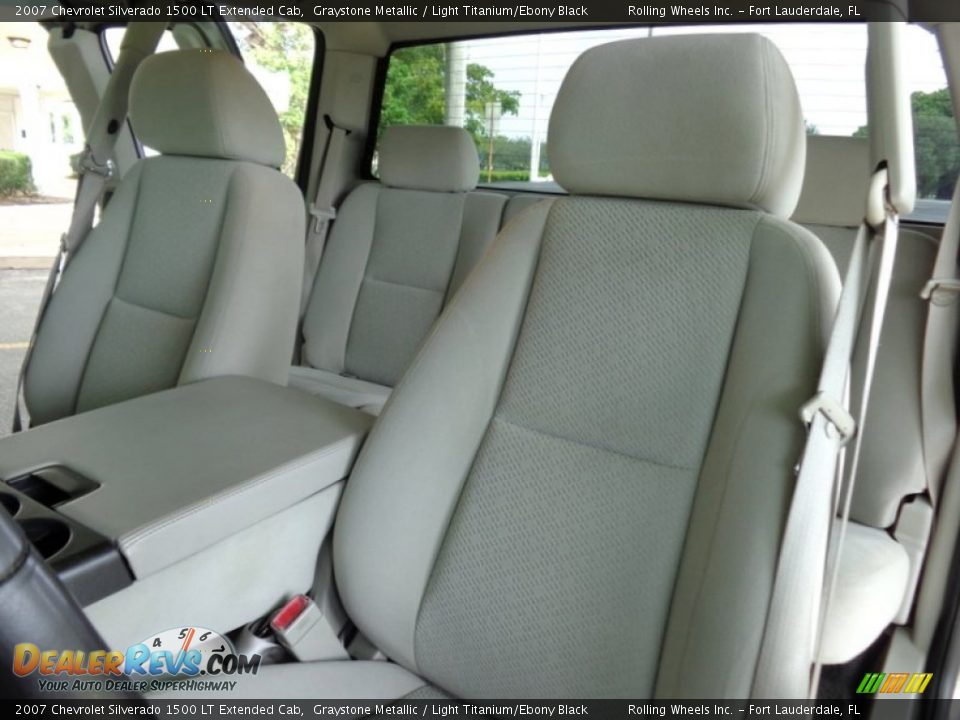 2007 Chevrolet Silverado 1500 LT Extended Cab Graystone Metallic / Light Titanium/Ebony Black Photo #6