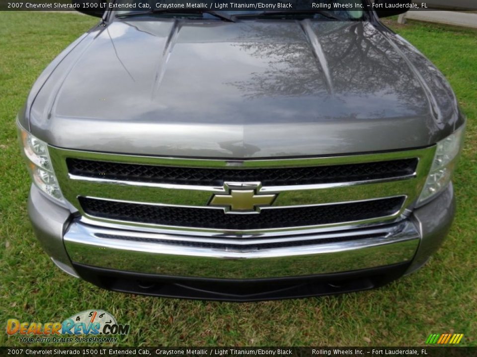 2007 Chevrolet Silverado 1500 LT Extended Cab Graystone Metallic / Light Titanium/Ebony Black Photo #18