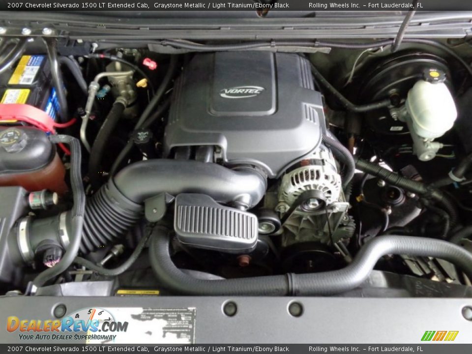 2007 Chevrolet Silverado 1500 LT Extended Cab Graystone Metallic / Light Titanium/Ebony Black Photo #31
