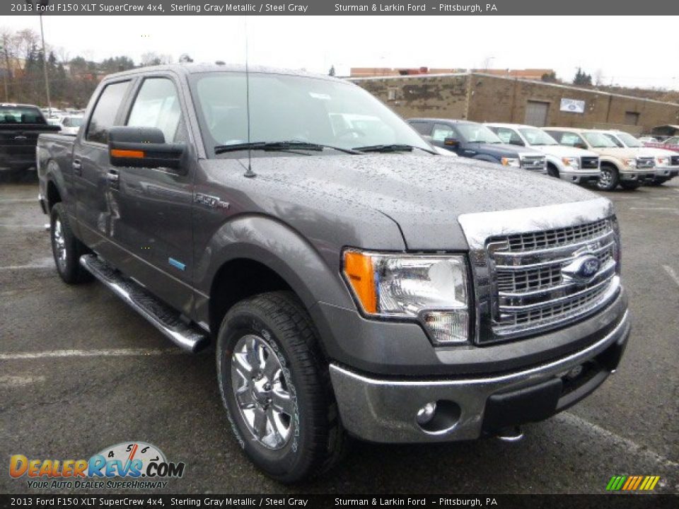 2013 Ford F150 XLT SuperCrew 4x4 Sterling Gray Metallic / Steel Gray Photo #1