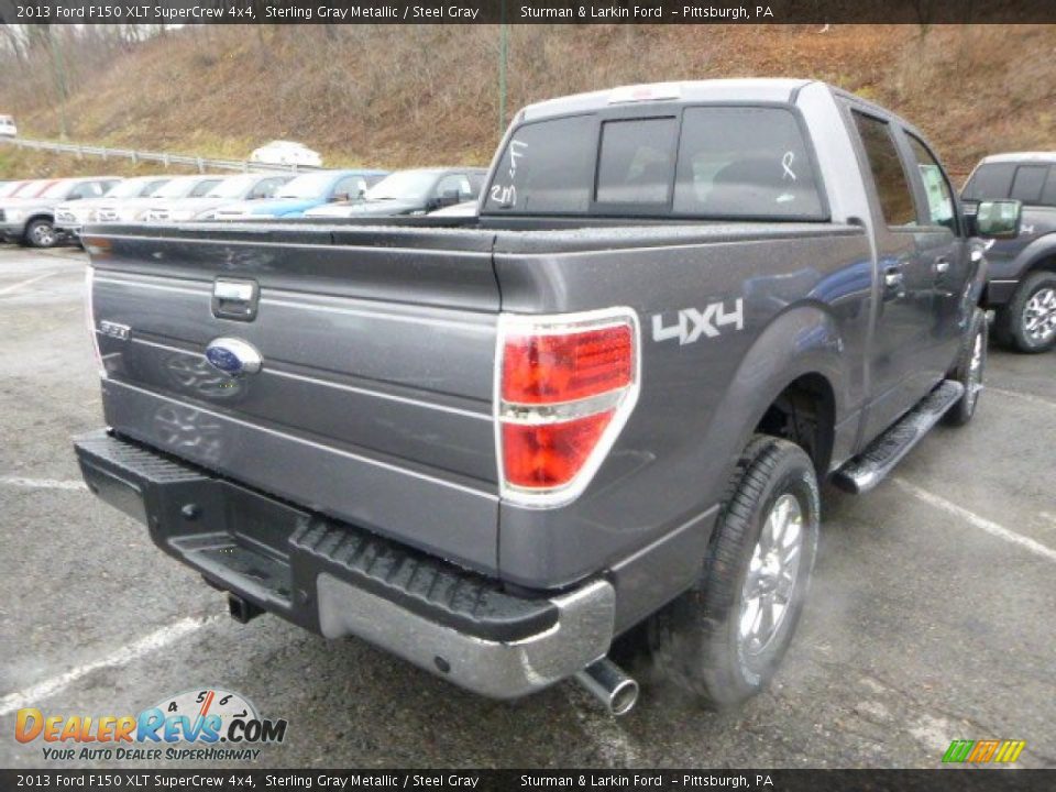 2013 Ford F150 XLT SuperCrew 4x4 Sterling Gray Metallic / Steel Gray Photo #2