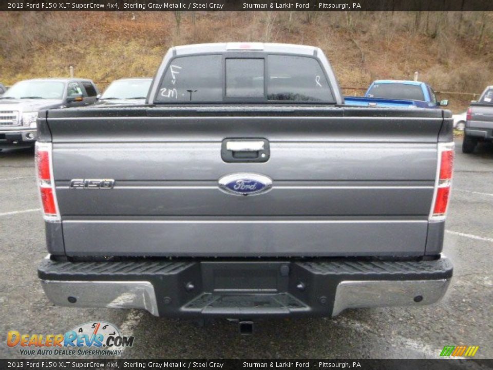 2013 Ford F150 XLT SuperCrew 4x4 Sterling Gray Metallic / Steel Gray Photo #3