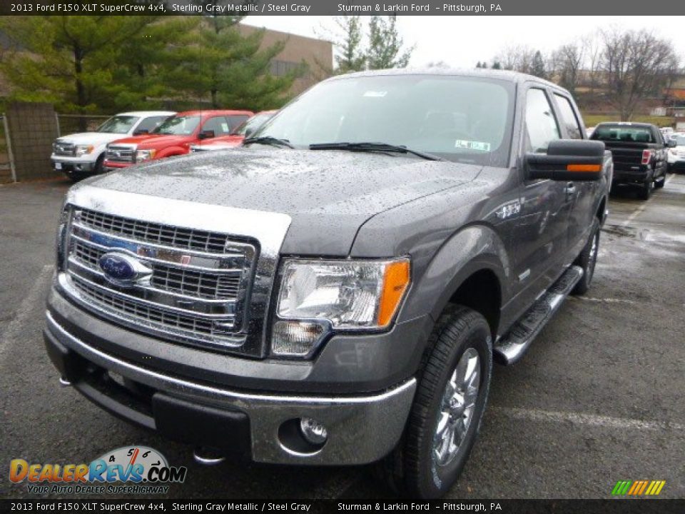 2013 Ford F150 XLT SuperCrew 4x4 Sterling Gray Metallic / Steel Gray Photo #5
