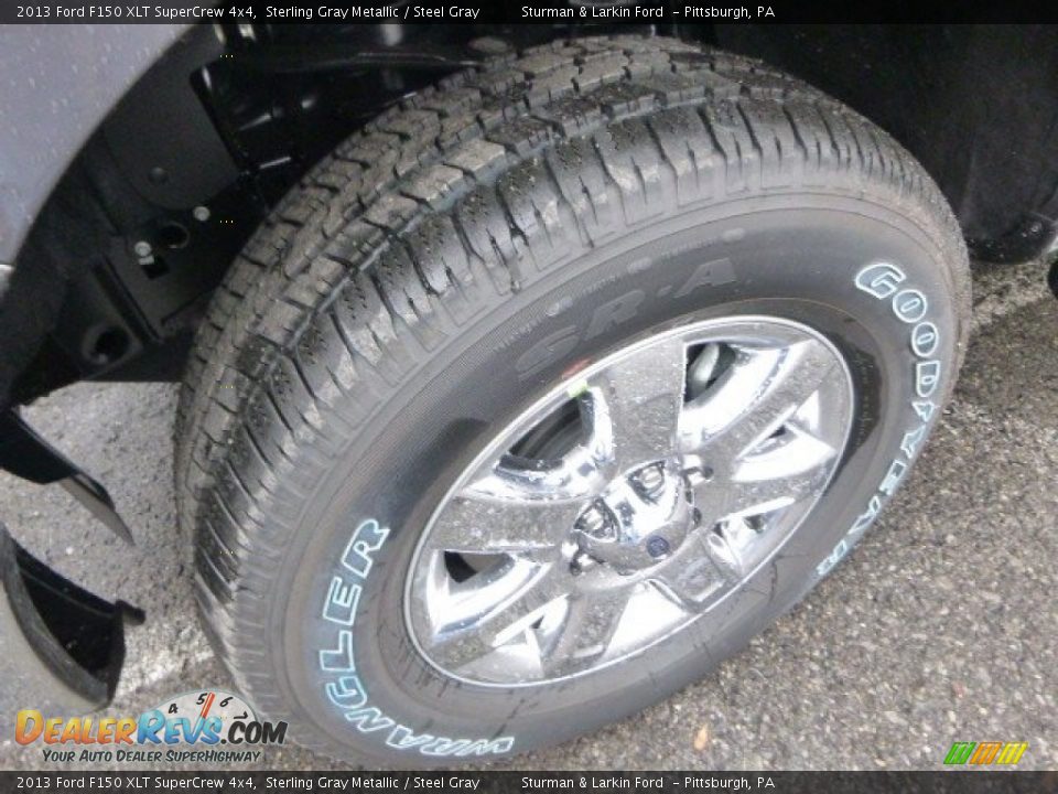 2013 Ford F150 XLT SuperCrew 4x4 Sterling Gray Metallic / Steel Gray Photo #6