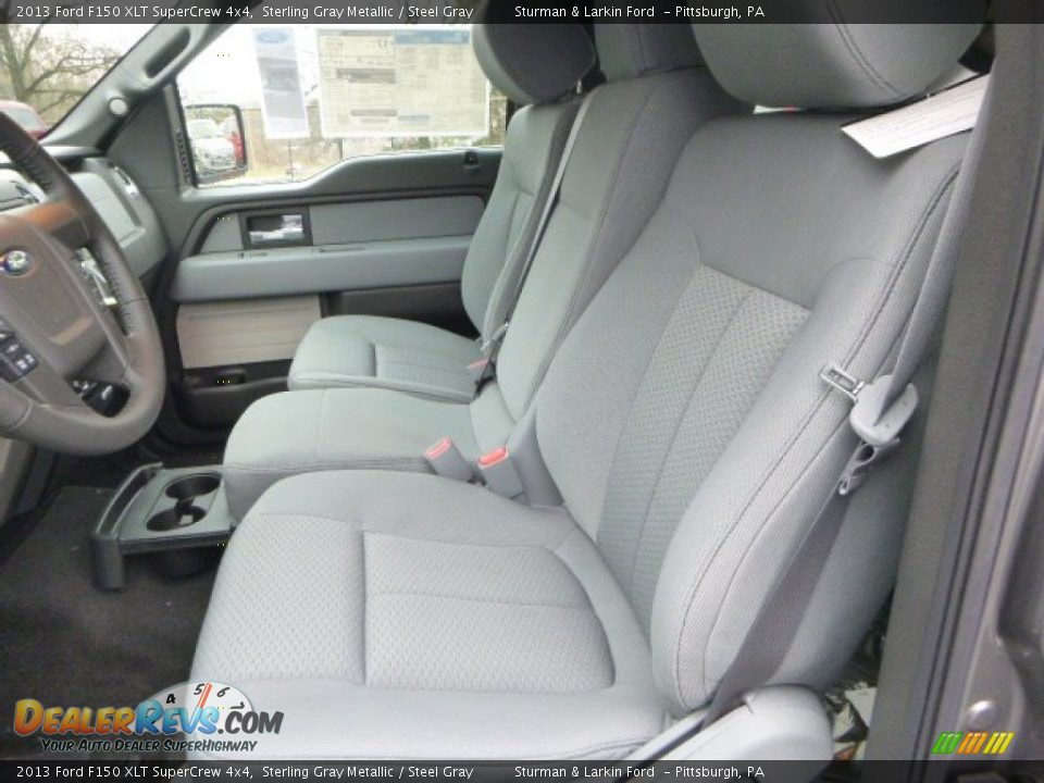 2013 Ford F150 XLT SuperCrew 4x4 Sterling Gray Metallic / Steel Gray Photo #7