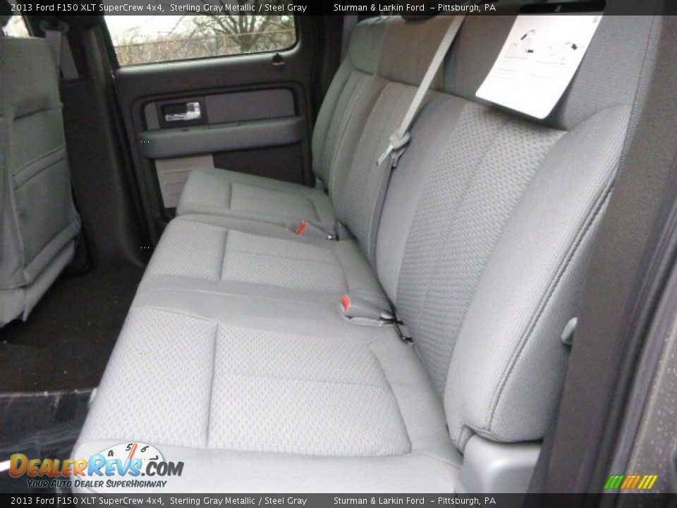 2013 Ford F150 XLT SuperCrew 4x4 Sterling Gray Metallic / Steel Gray Photo #8