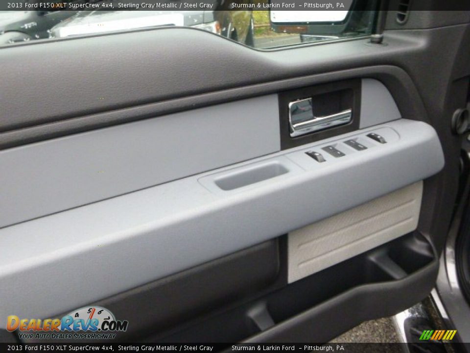 2013 Ford F150 XLT SuperCrew 4x4 Sterling Gray Metallic / Steel Gray Photo #10