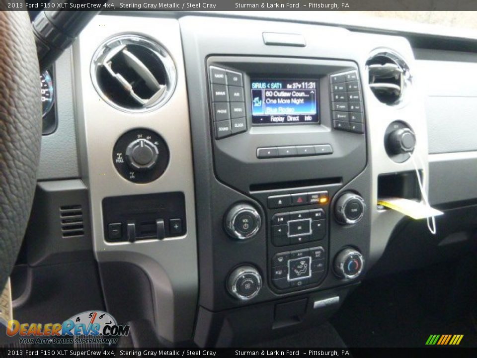 2013 Ford F150 XLT SuperCrew 4x4 Sterling Gray Metallic / Steel Gray Photo #13