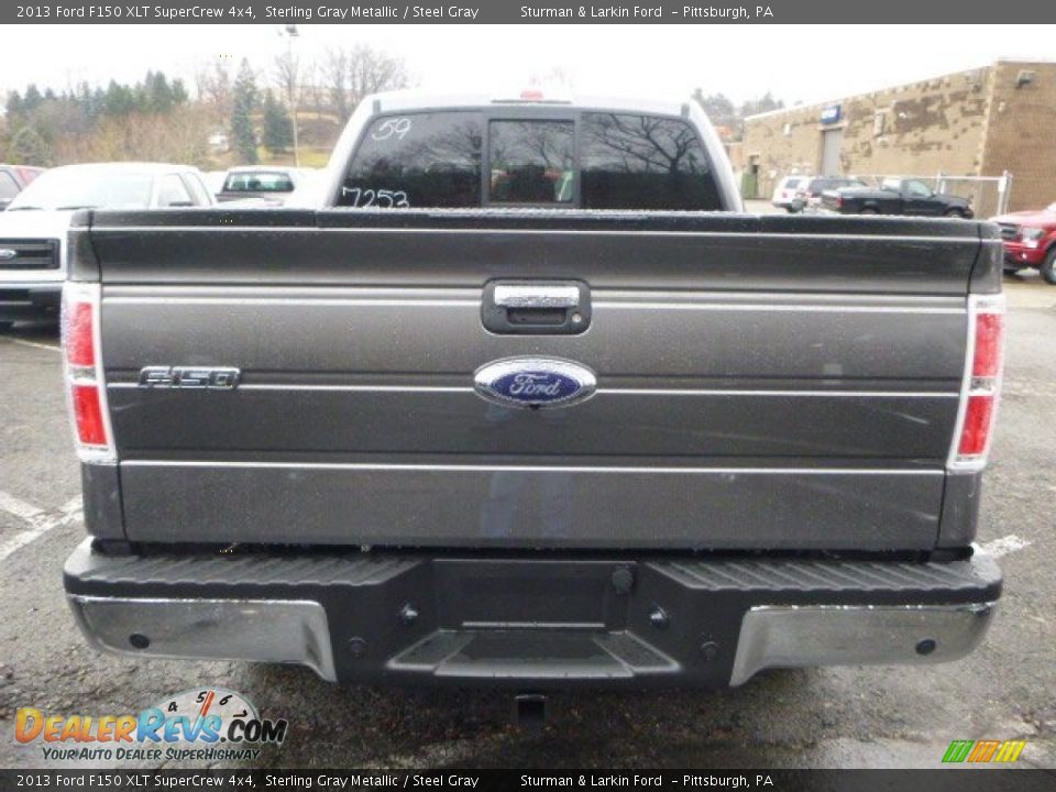 2013 Ford F150 XLT SuperCrew 4x4 Sterling Gray Metallic / Steel Gray Photo #3
