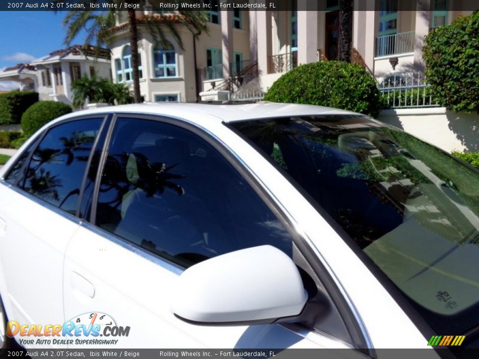 2007 Audi A4 2.0T Sedan Ibis White / Beige Photo #32