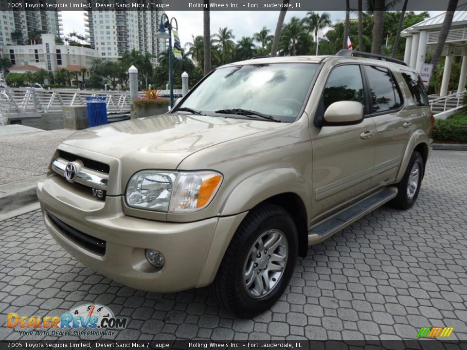 2005 Toyota Sequoia Limited Desert Sand Mica / Taupe Photo #1