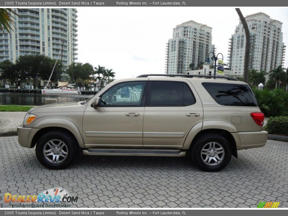2005 Toyota Sequoia Limited Desert Sand Mica / Taupe Photo #2