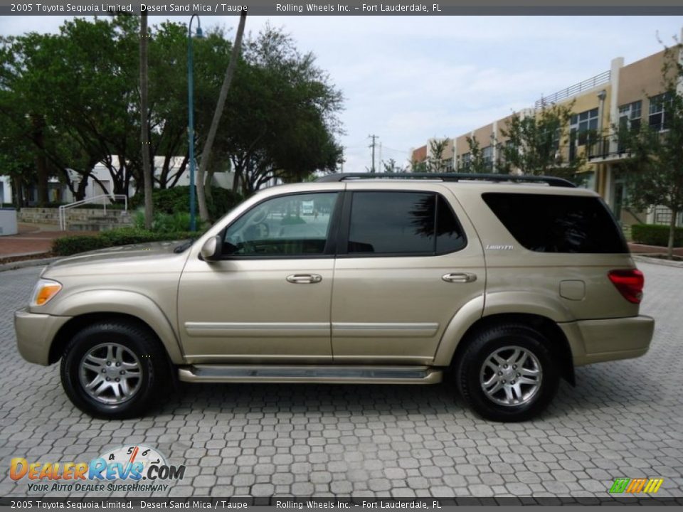 2005 Toyota Sequoia Limited Desert Sand Mica / Taupe Photo #5
