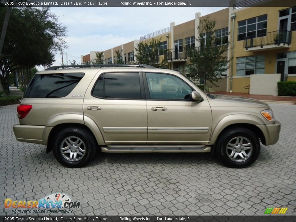 2005 Toyota Sequoia Limited Desert Sand Mica / Taupe Photo #7