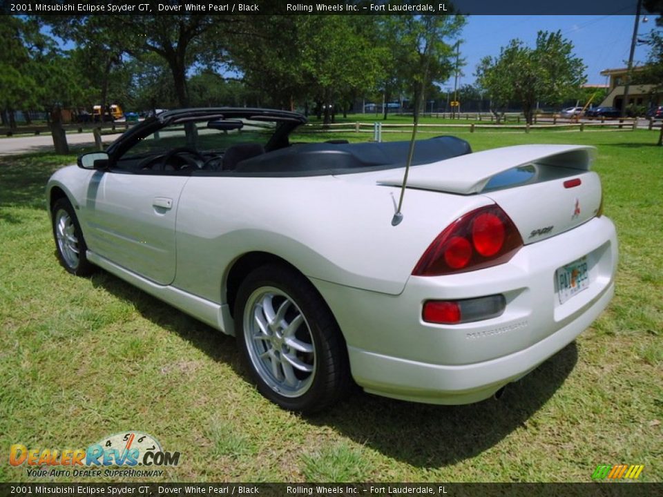 2001 Mitsubishi Eclipse Spyder GT Dover White Pearl / Black Photo #1