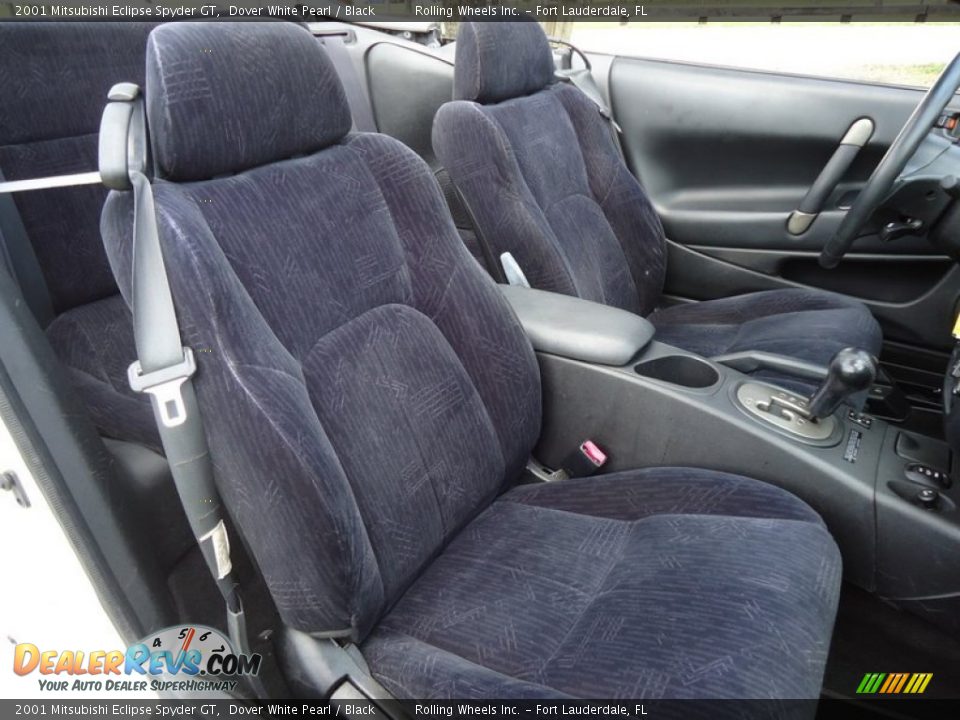 2001 Mitsubishi Eclipse Spyder GT Dover White Pearl / Black Photo #10