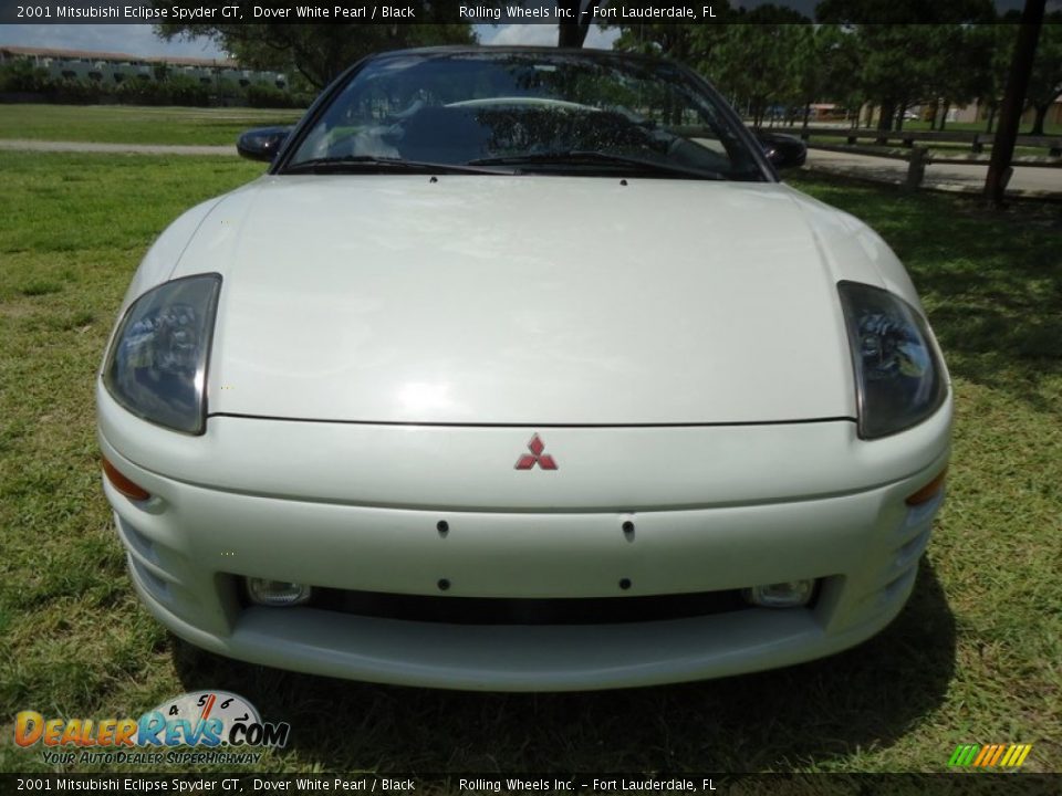 2001 Mitsubishi Eclipse Spyder GT Dover White Pearl / Black Photo #15
