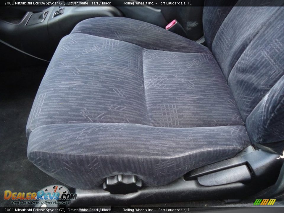 2001 Mitsubishi Eclipse Spyder GT Dover White Pearl / Black Photo #16