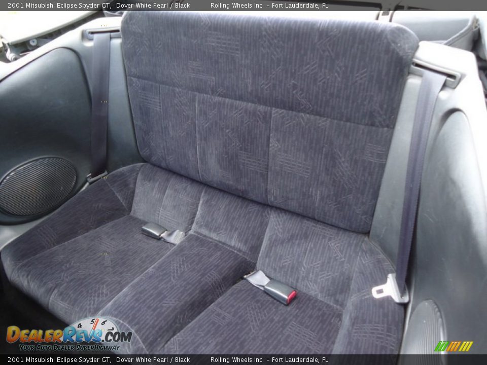 2001 Mitsubishi Eclipse Spyder GT Dover White Pearl / Black Photo #17