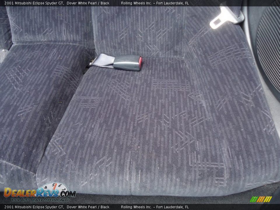 2001 Mitsubishi Eclipse Spyder GT Dover White Pearl / Black Photo #19