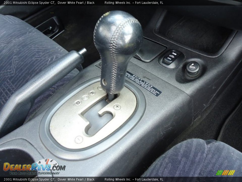 2001 Mitsubishi Eclipse Spyder GT Dover White Pearl / Black Photo #22
