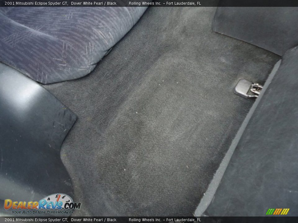2001 Mitsubishi Eclipse Spyder GT Dover White Pearl / Black Photo #26