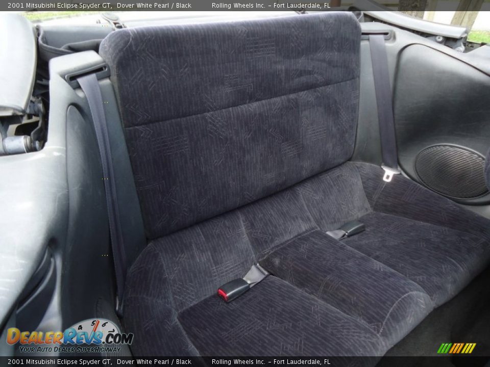 2001 Mitsubishi Eclipse Spyder GT Dover White Pearl / Black Photo #28