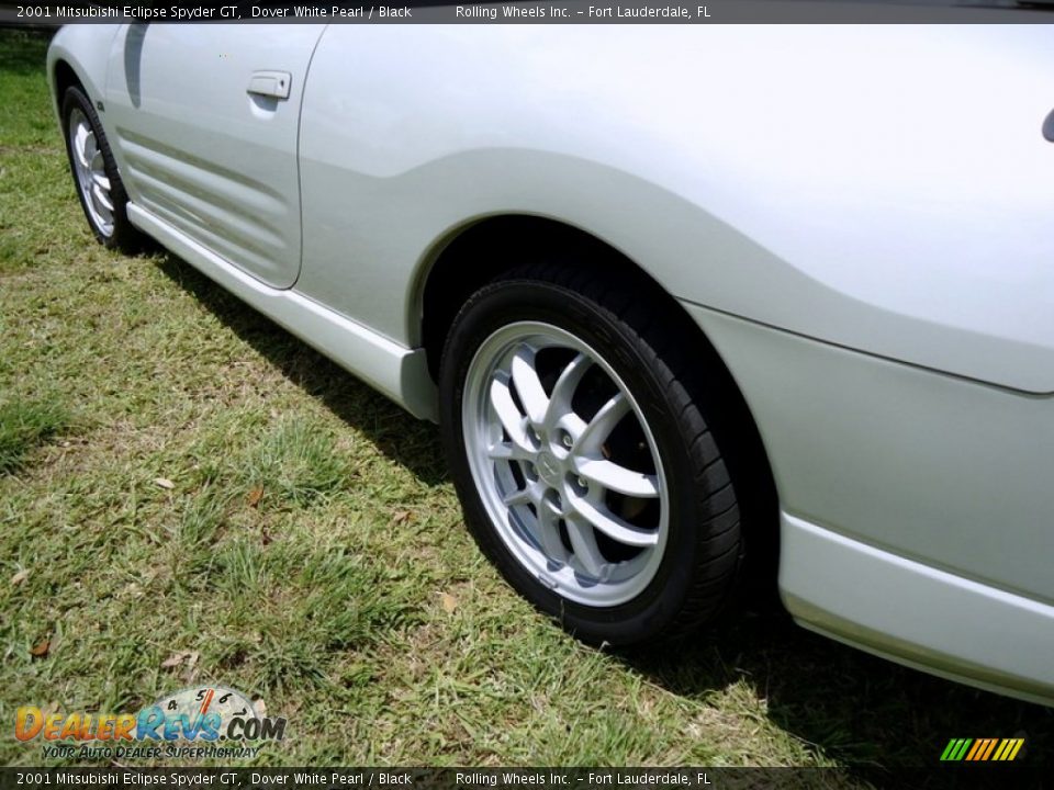 2001 Mitsubishi Eclipse Spyder GT Dover White Pearl / Black Photo #29