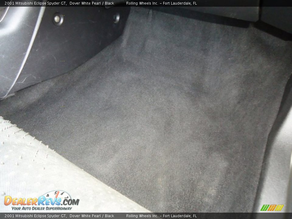2001 Mitsubishi Eclipse Spyder GT Dover White Pearl / Black Photo #31