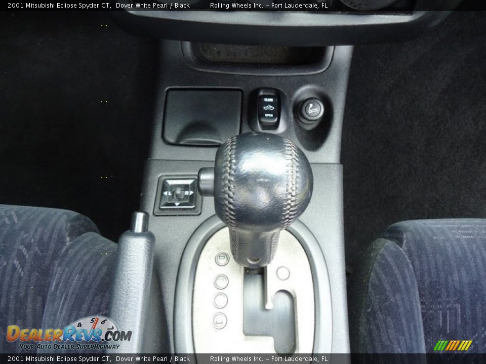 2001 Mitsubishi Eclipse Spyder GT Dover White Pearl / Black Photo #35