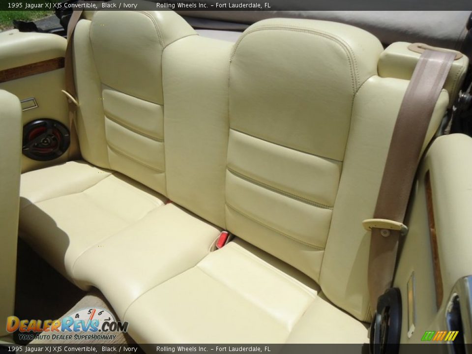 Rear Seat of 1995 Jaguar XJ XJS Convertible Photo #16